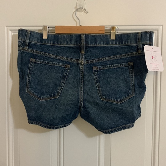 Midi Maternity jean shorts - Picture 4 of 6